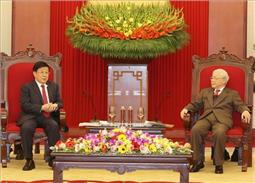 Tổng Bí thư, Chủ tịch nước Nguyễn Phú Trọng, Thủ tướng Nguyễn Xuân Phúc tiếp Bộ trưởng Bộ Công an Trung Quốc